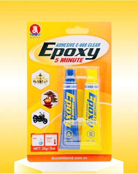 Keo Epoxy 2 thành phần AB gia dụng